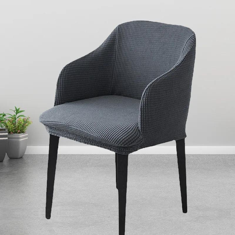 Polar Fleece Armchair Cover Wingback King Back Chair Cover Hotel And Home Party Banquet Seat Cover Home 1/2/4/6PCS