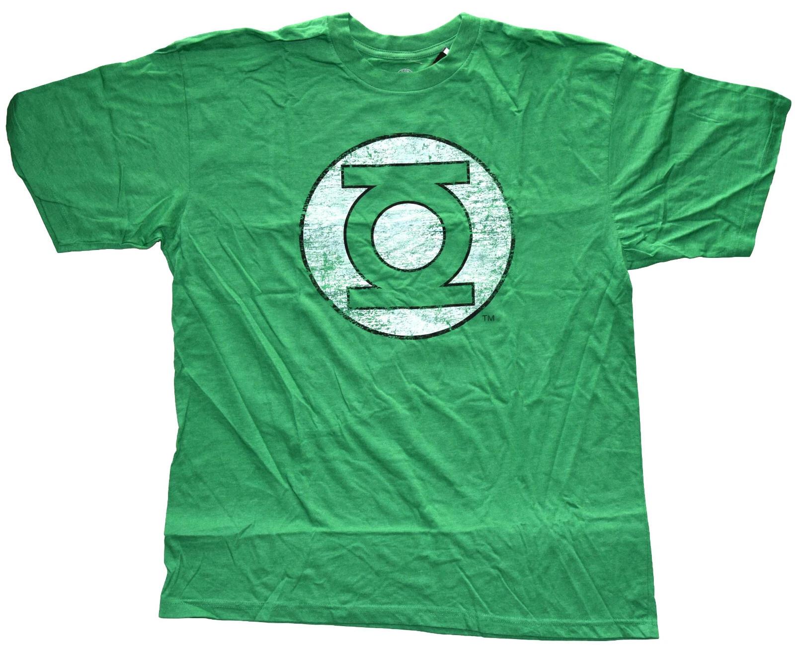 DC Comics Green Lantern Logo Men s Green Big & Tall T-Shirt New XXXL