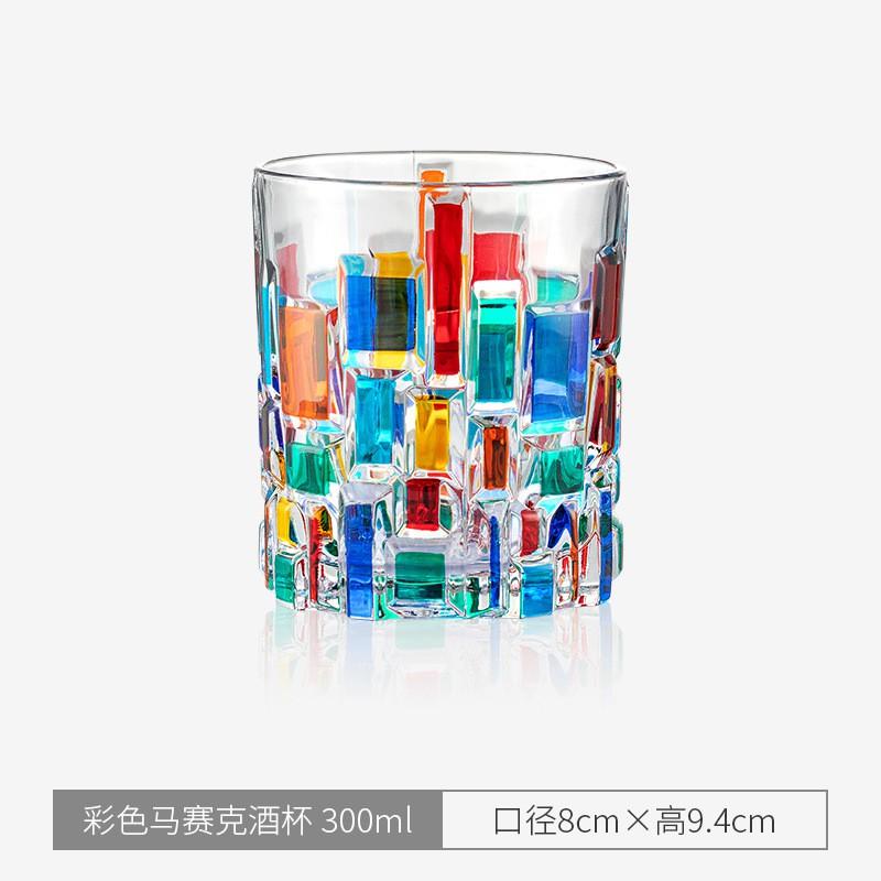 Handcrafted Murano Glass Whiskey Tumbler With