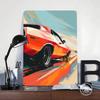 Classic Muscle Car Metal Poster Customized Wall Art Retro Vintage Tinplate Signs for Man Cave Mancave Decoration Room Coffee Bar