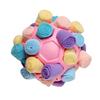 QQ Bouncy Rainbow Sniffing Ball: Interactive Foraging and Training Toy for Cats and Dogs
