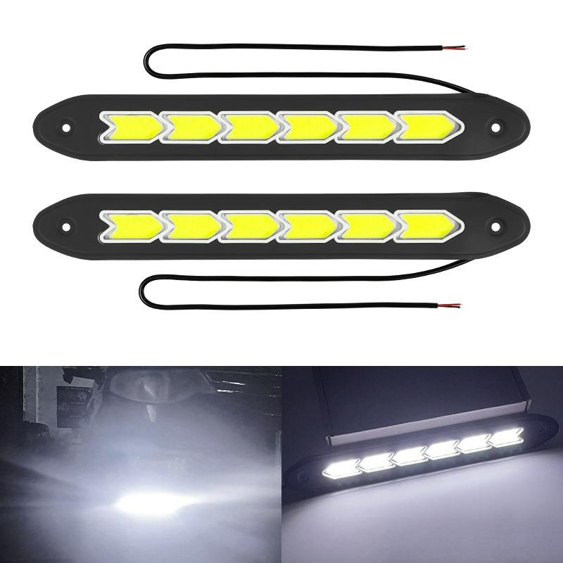 White Waterproof Flexible Silicone Highlight Auto Lamp Car Exterior Accessories Car LED Daytime Running Light DRL 2025 New