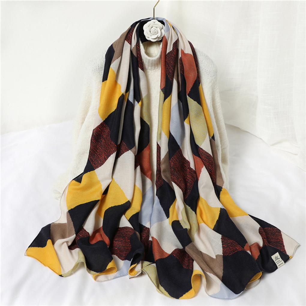 Warm And Cozy Women Cotton Scarf Stay Stylishly Warm In Soft And Breathable Accessory Lightweight