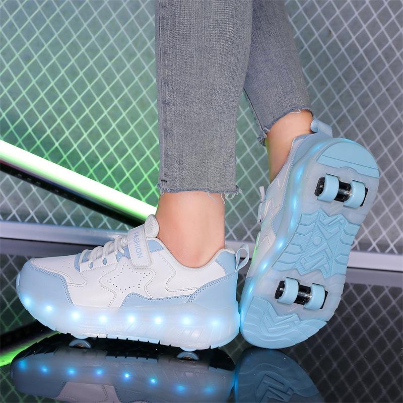 Rechargeable LED Roller Shoes & Skates for Kids and Adults