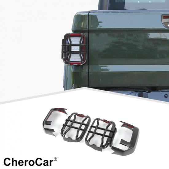 Front Headlight Taillight Guards Cover Protector Trim For Jeep Gladiator JT 20+