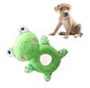 Plush Dog Toy Cute Frog Shaped Bite Resistant Teeth Grinding Boredom Anxiety Relief Stuffed Dog