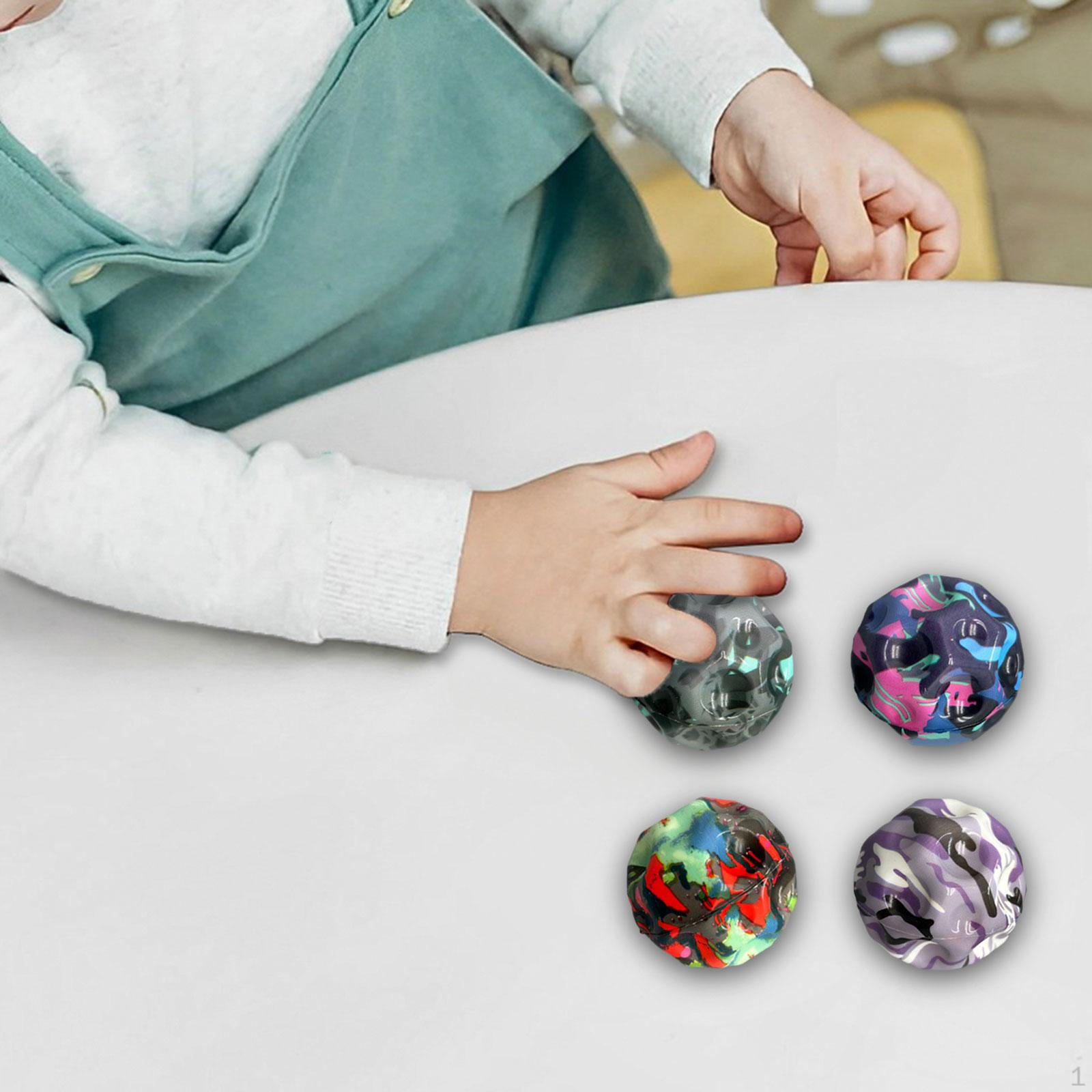 

4 шт. мяч для спортивных тренировок, улучшающий координацию рук и глаз, высоко прыгающий космический лунный мяч