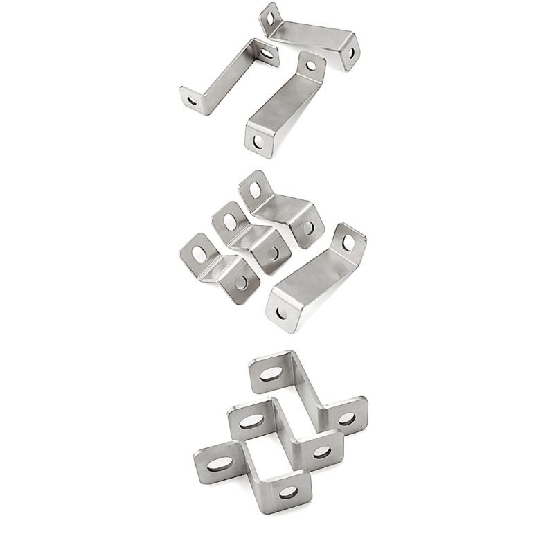 Ultra-Reinforced Z Shaped Corner Brackets With U Clamp Design For Tarnish Resistant Structural Support