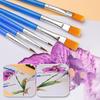 30/100Pcs Acrylic Painting Brushes Set Round Flat Hair Nylon Hair Paint Brush For Kid Artists Watercolor Oil Painting Brushes