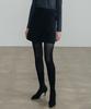 Hardcore Happiness Two-Button Wrap Skirt_Black