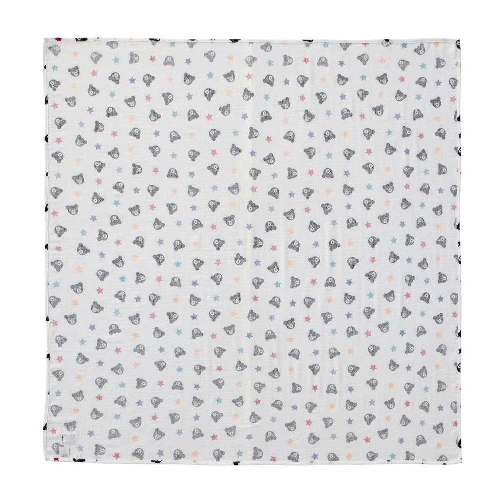 MIKI HOUSE Double B Gauze Blanket Swaddle Nursing Cape Made In Japan for Boys Girls Babies Kids Babies Baby Clothes Adults [MIKI HOUSE] Multi-ticket