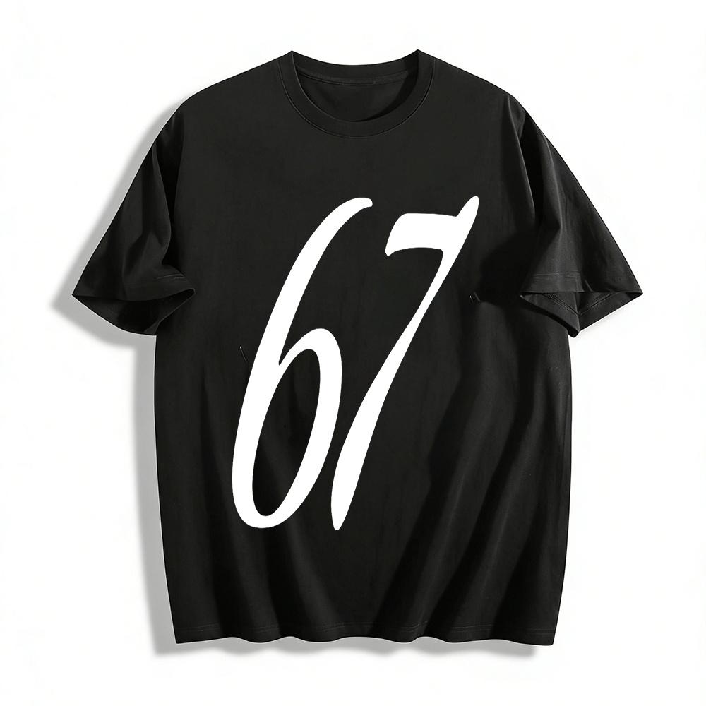 

Solid Color Basic Casual Crew Neck Daily Wear Top Pure cotton T-shirt 6XL