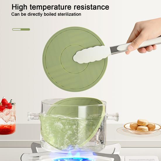 Silicone Coaster Heat-resistant Non-slip Kitchen Countertop Table Protection Round Mug Coffee Tea Cup Pot Holder Mat Pad