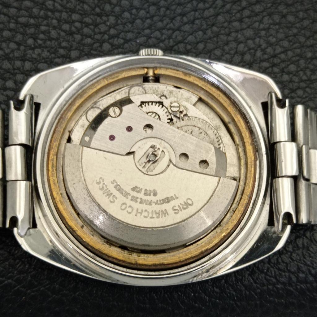 GENUINE VINTAGE ORIS AUTOMATIC SWISS MENS ORIGINAL DIAL WRIST WATCH A702547-1