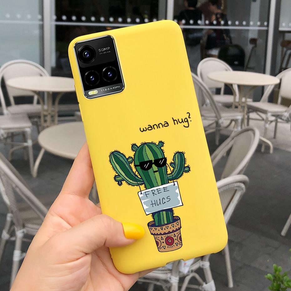 Schöne Silikonhülle Für Vivo Y33s Hülle Handyhülle Vivo Y21 2021 Y21s TPU Stoßfänger Auf Vivo Y33S 4G Y33 S Y21 Y 21S Hülle Fundas