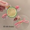 Koreanischer Eleganter Kürbisbogen Polka Dot Haarspange - Groß, Cremige Texturierte Hochsteckfrisur-Accessoire