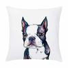 Customizable Home Square Soft Sofa Bed Pillow Cover Painted Dog Decorative Cartoon Puppy