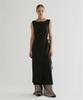 From Wear Wrap Tie Sleeveless Maxi Dress Black