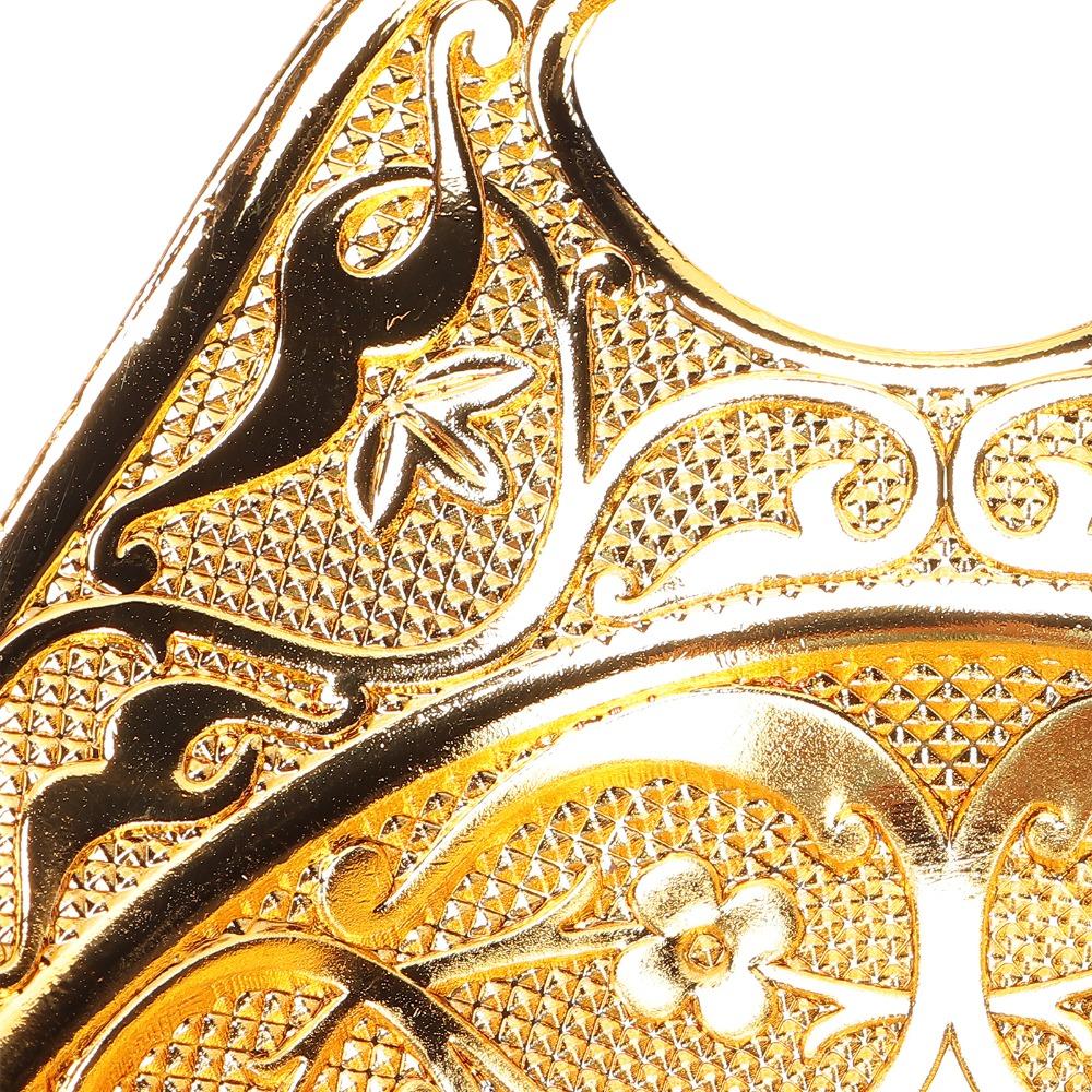 Zinc Alloy Fruit Tray Oval Shape Serving Tray Elegant Decorative Tray Kitchen Counter