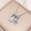 Necklace Explosive Square Ice Cream Color Necklace Light Luxury Micro-inlaid Zircon Temperament Advanced Sense Simple Accessories