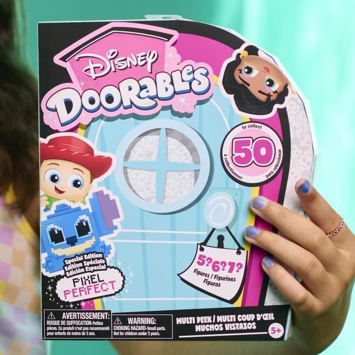 Doorables pixel perfect, doorables disney, 5 až 7 figurek 4 cm, 50 k sebrání, náhodný model, od 5 let