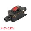 Inline napájecí kabel 110V-220V 12V-24V Námořní kolébkový spínač Zapnuto Vypnuto Vodotěsná propojovací skříňka IP67 20A Vysokoproudý konektor Venkovní