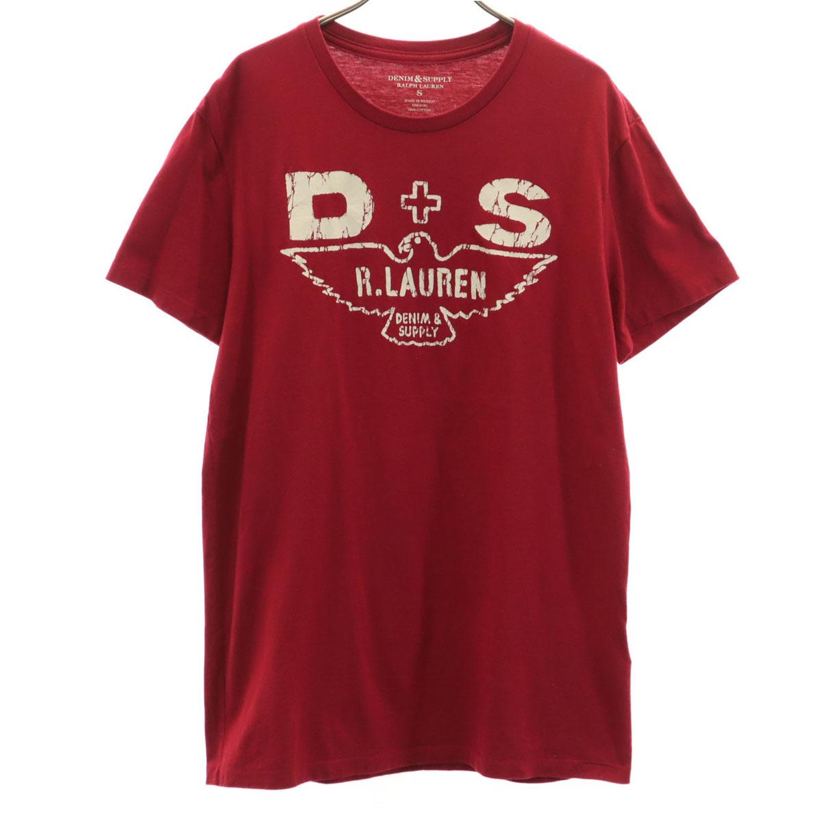 

DENIM&SUPPLY RALPH LAUREN Short sleeve T-shirt S Red series Men s Used