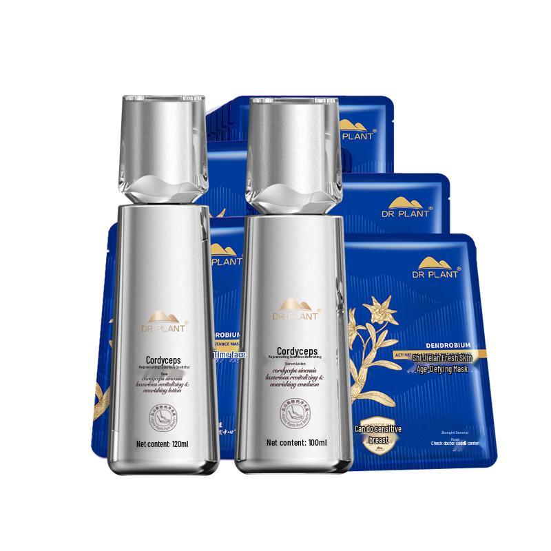 DR PLANT Cordyceps Gel Lotion & Dendrobium Orchid Mask 32-Piece Set