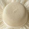 Folding Beach Hat Wide Brim Straw Hat Fashion Sun Hat  Girl