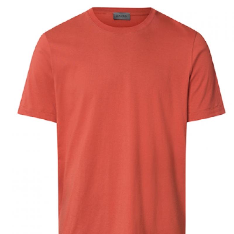Hanro ShorT Sleeve T shirT 75050 chuTney