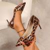 Fashion 2025 Fashion Shallow Women's High Heels New Leopard Print Office and Career Sexy Pointed Toe Plus Size Best Seller Heels Women