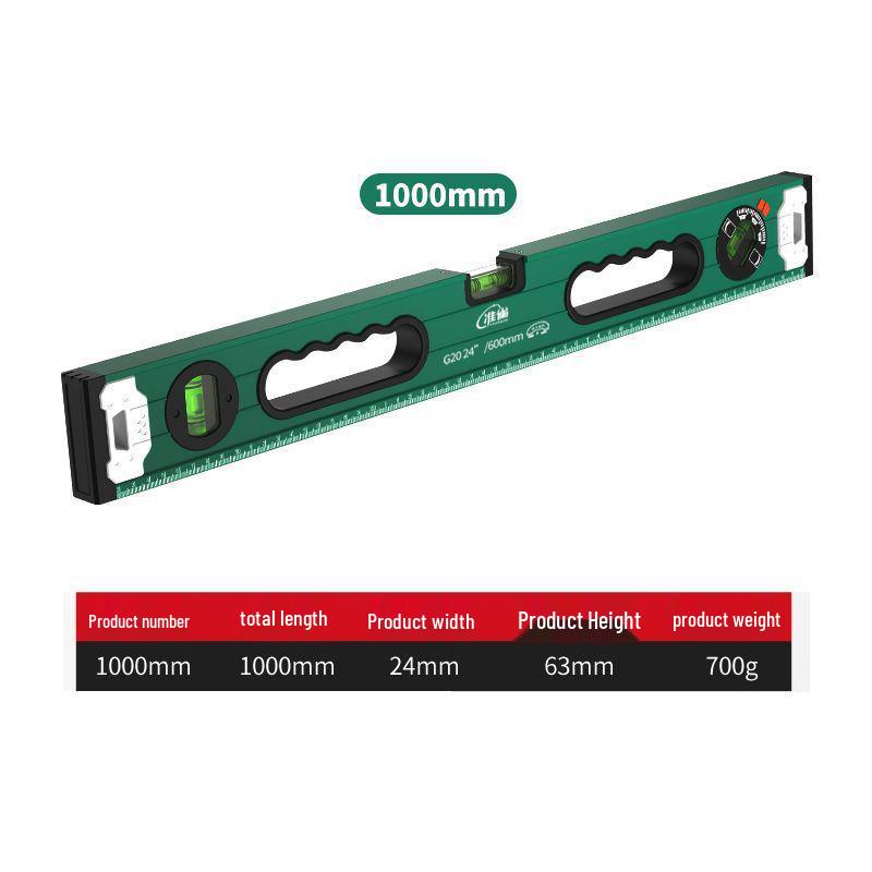 High-Precision Magnetic Aluminum Spirit Level Tool for Accurate Measuring and Balance.