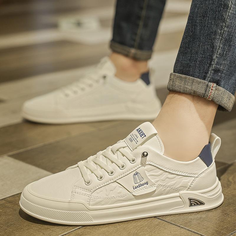 European Station Leather Casual Personality Men's Shoes Fashion Trend Leather Shoes Lazy Platform Versatile British Board Shoes Men