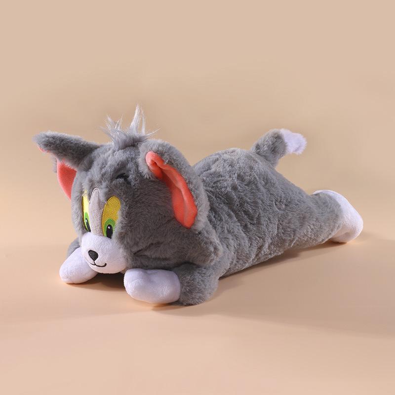 Tom and Jerry Plush Toy Set: Tom Cat Doll & Jerry Mouse Pillow