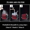 Universal Air Intake Filter Sport Power Mesh Cone Air Filter Cold Air Intake Filter  Car Air Intake