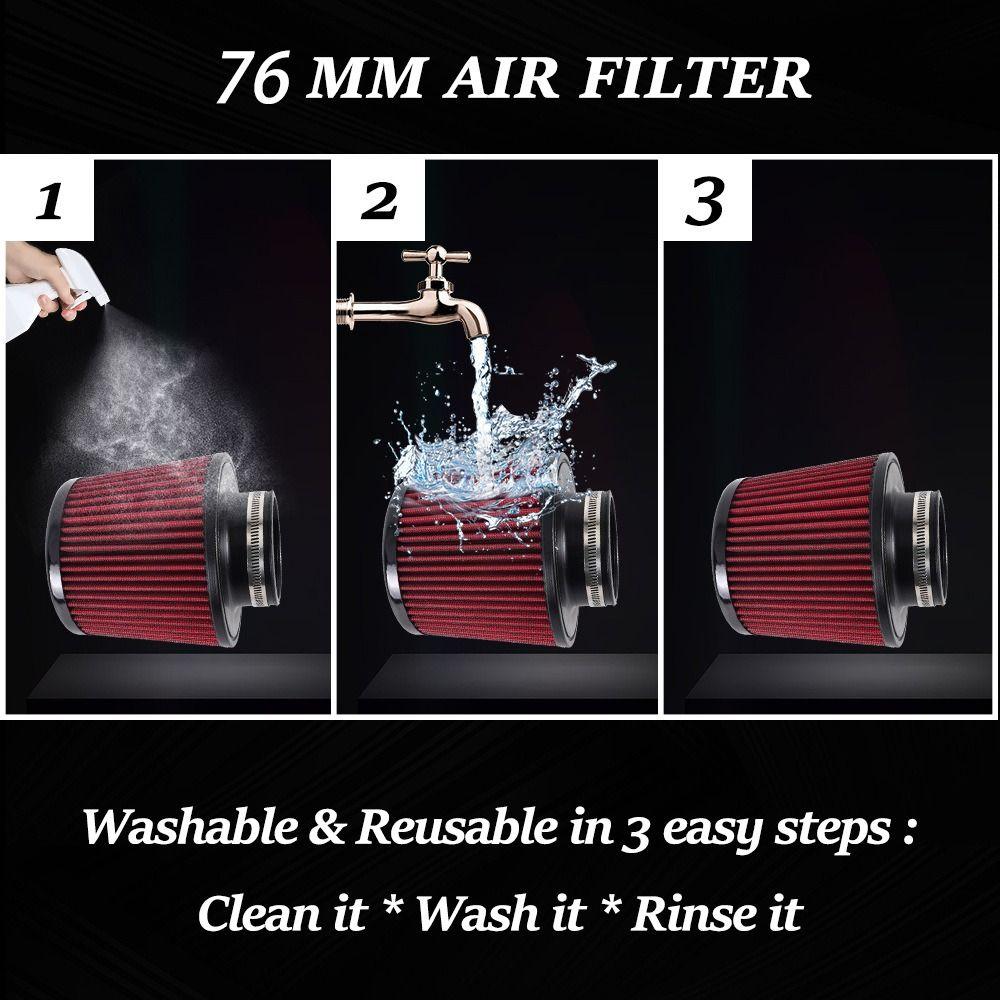 Universal Air Intake Filter Sport Power Mesh Cone Air Filter Cold Air Intake Filter  Car Air Intake