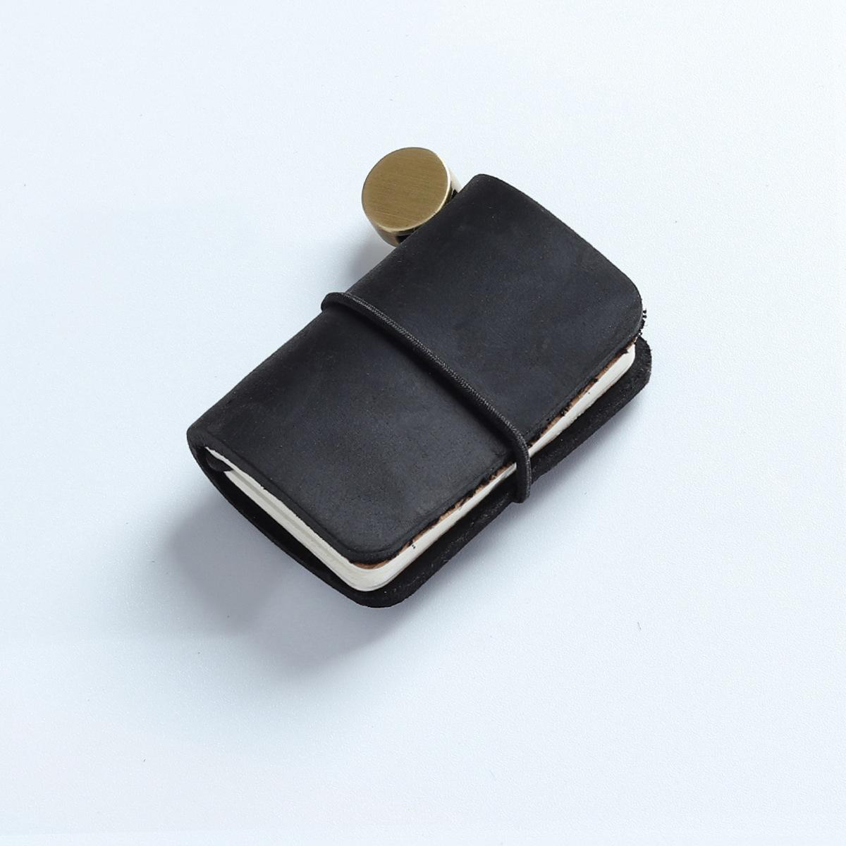 

2026 Traveler s Notebook Mini Travel Book Pendant, Cowhide Handmade Cowhide Handbook Decoration 4.8*3.2CM