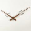 Spain Wood Long Pointer Central Movement Black Walnut Diy Wall Clock Hands Huge Clock Hands Brass Large Torque Mechanism