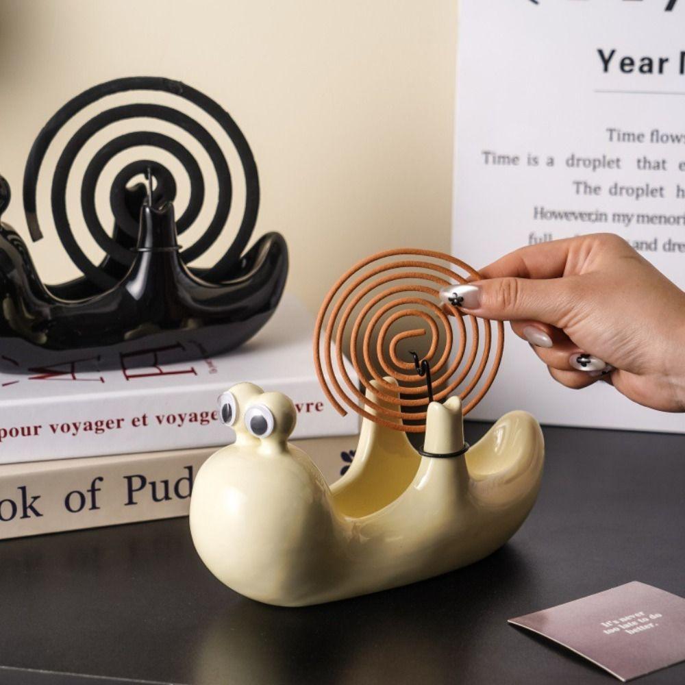 Ceramic Mosquito Coil Holder Cute Mosquito Incense Base Mosquito Incense Bracket  Summer