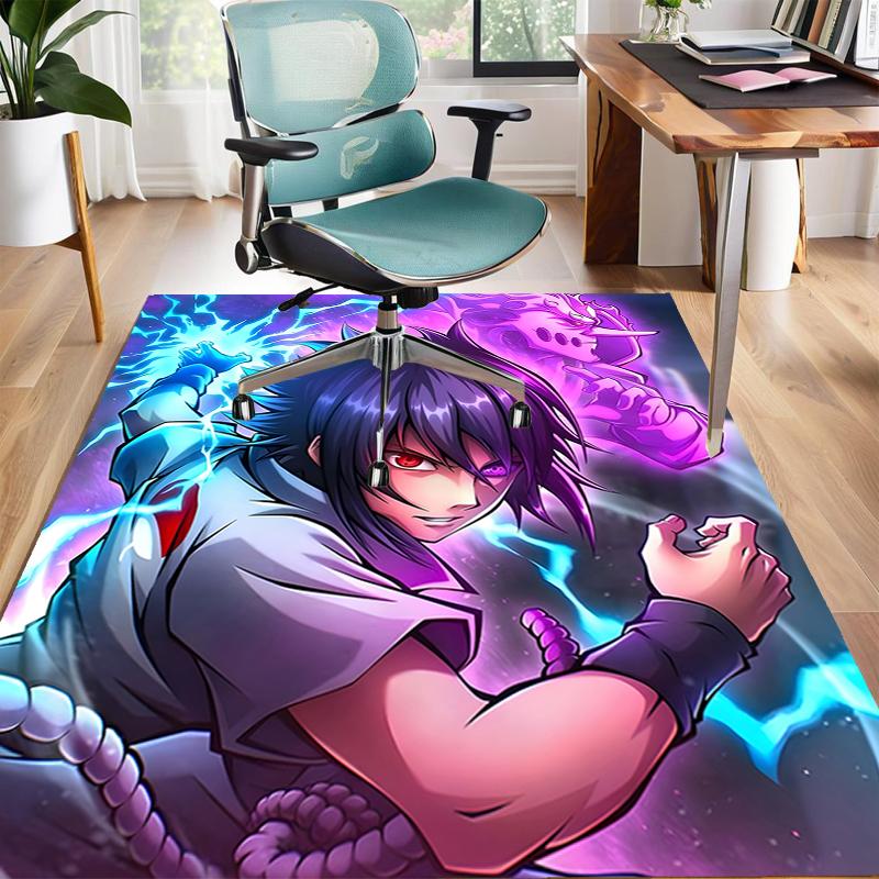 1pc NARUTO Design Area Rug - Non-Slip, Soft & Cozy Floor Mat for Living Room, Bedroom, Office - Indoor/Outdoor Decorative Carpet