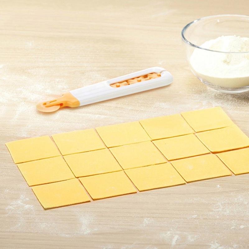 Dumplings Biscuit Roller Cookie Round Rolling Cutting Blade Dough Circle Cutter Gift Dining Bar Supplies Baking Pastry Tools