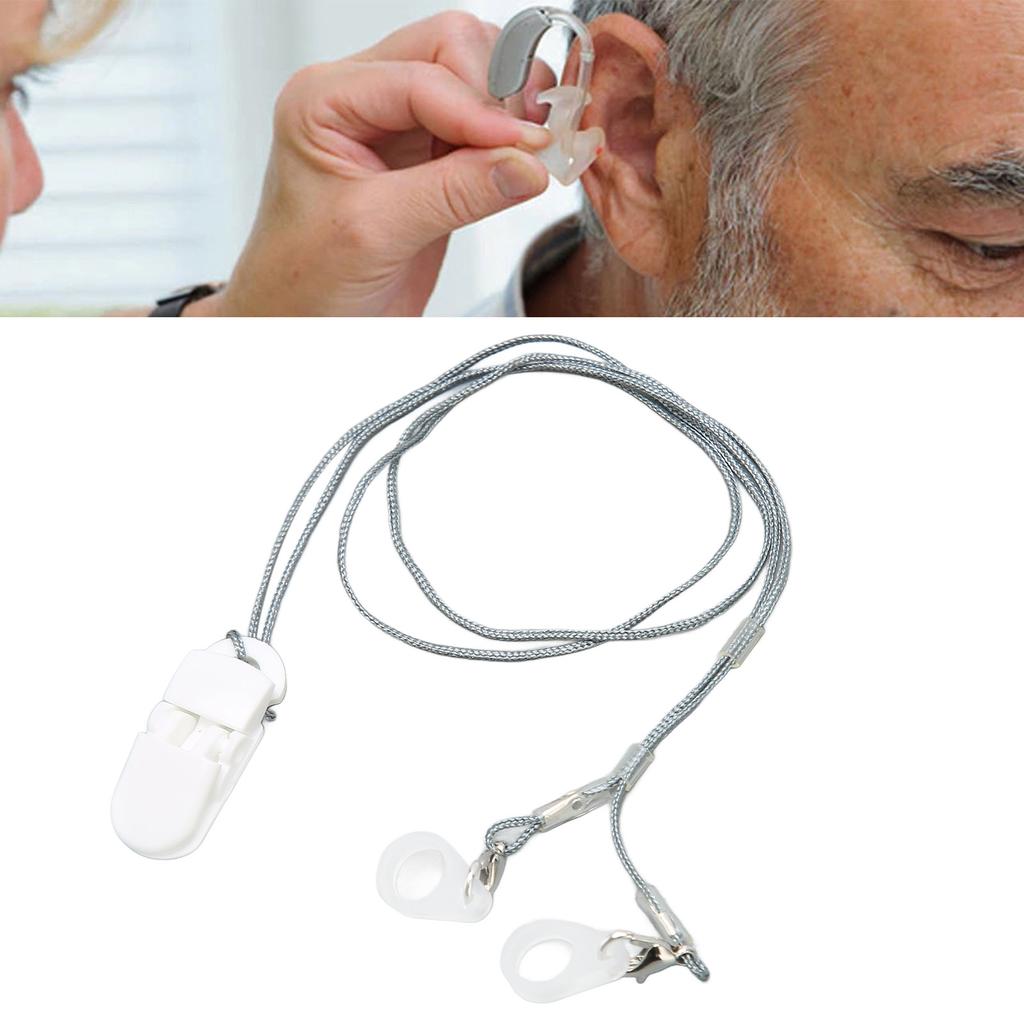 Sound Aid Clip Holder Lanyard Protection Rope Sound Amplifiers Portable Hang Rope Security Clip