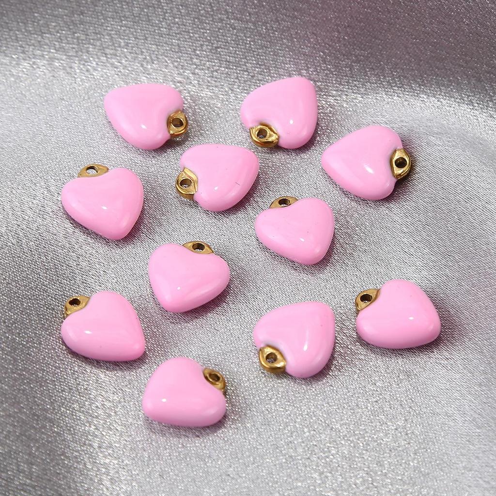 Κολιέ με Καρδιά με Επίχρυσωση 18Κ - Ανοξείδωτο Ατσάλι, Χειροποίητο DIY Αξεσουάρ Κοσμήματος