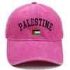 Palestine Flag Baseball Cap Classic Distressed Cotton Headwear Unisex Outdoor Summer Washed Adjustable Vintage Dad Hats Cap