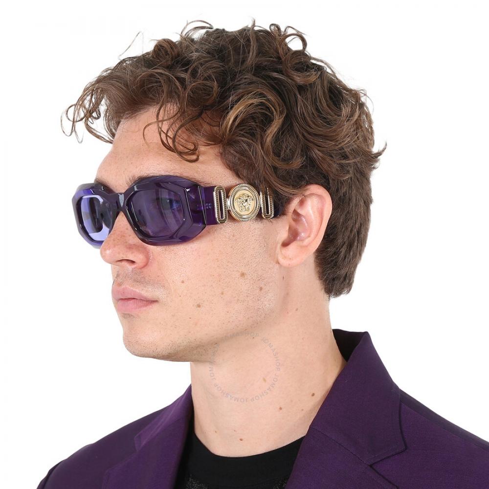 VerSace Violet Irregular Men S SunglaSSeS Ve4425u 54191a 54