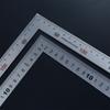 School Supplies Metal Double Sided 90 Degree Ruler 90 Angle Ruler Straight Ruler L Shape Ruler