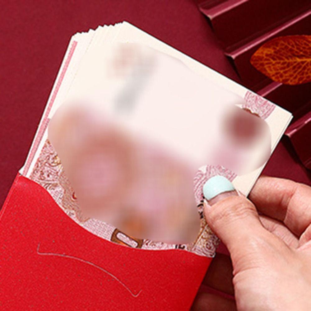 6pcs with Tassel Chinese New Year Red Envelope Hollow Red Packet HongBao  Year of The Snake