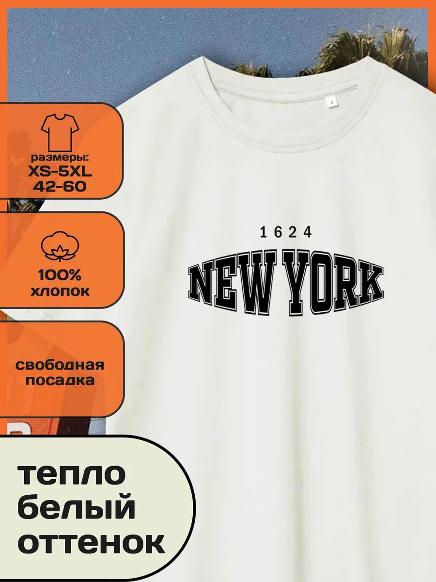 T-shirt with the print of the city of America New York M