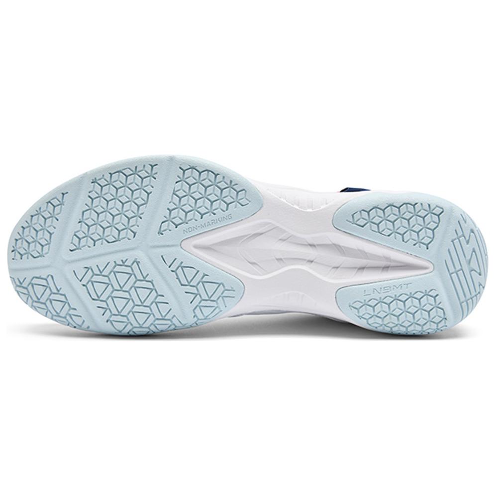 Li Ning Speed Series Featherlight Comfortable Shock Absorbing Durable Low Top Badminton Shoes Unisex Shoes White Blue AYTU023-6