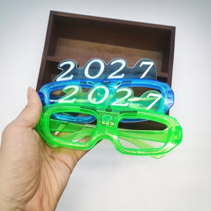 LED Light Up Glasses Multi Color Flashing Modes Bright Glow Effect Durable Frame for Outdoor Night Carnival Events